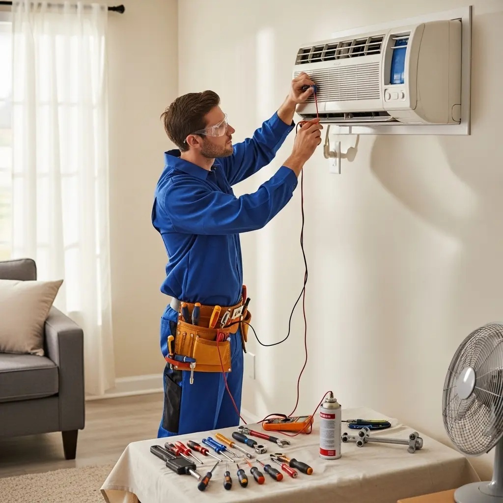 Soma Midea Midea klima gaz dolumu ve bakım – Enerji verimliliği artırıldı. - Teknik servis örneği